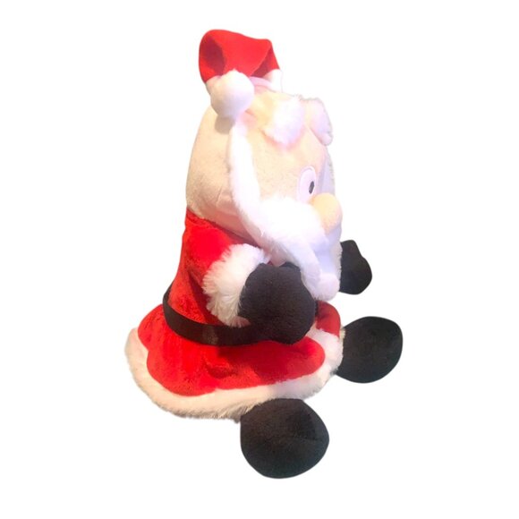 Gemmy Animated Singing Santa Plush Toy "Respect" Red & White 12" Battery Operate - Picture 5 of 8